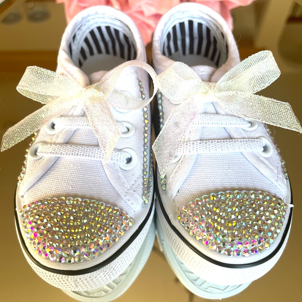 Bling Rhinestone Kids Shoes - Picture 10 of 17